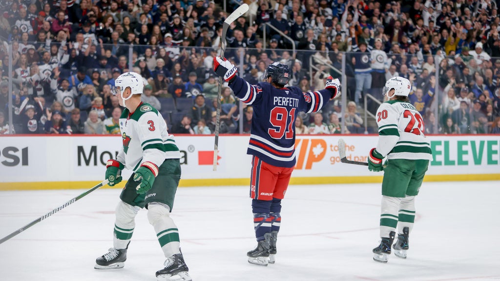 Jets beat the Wild 5-2 as Cole Perfetti scores 2 goals — WCCO / CBS Minnesota, Rosemount Schools news