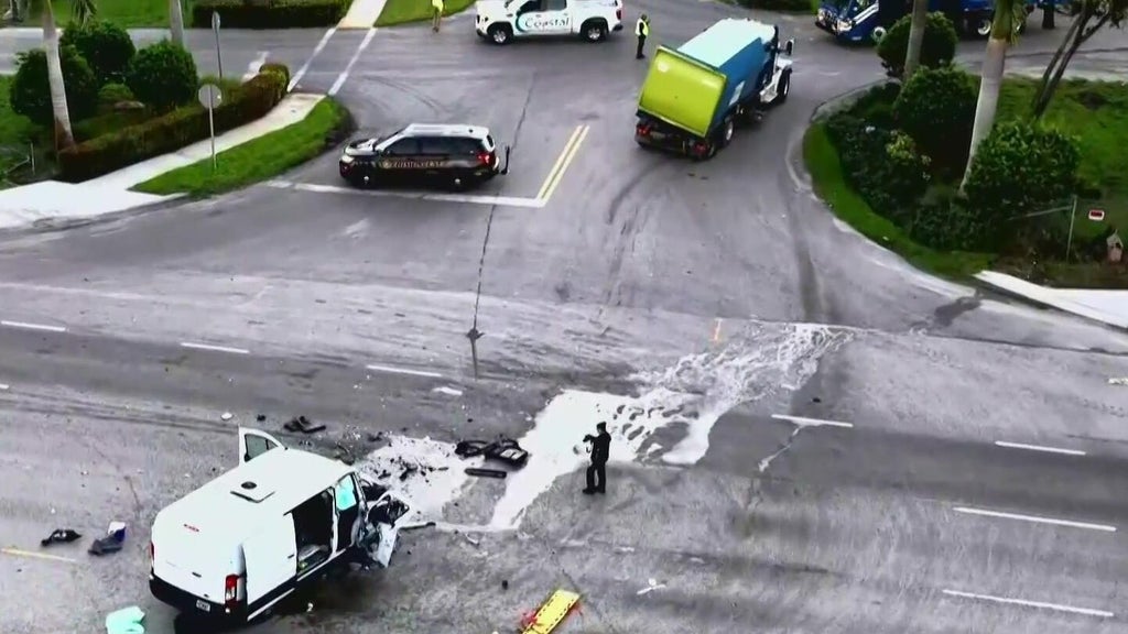 3 injured in violent Davie crash involving van, recycling truck, police say — CBS Miami, Rosemount Health news