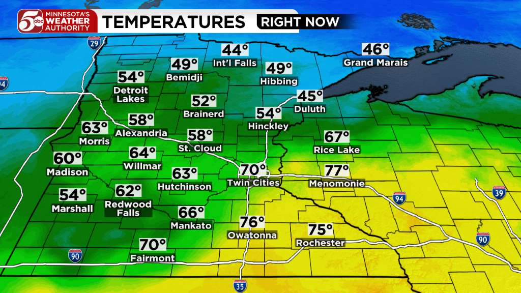 Monday weather: Warm temps continue — KSTP 5, Rosemount Community news