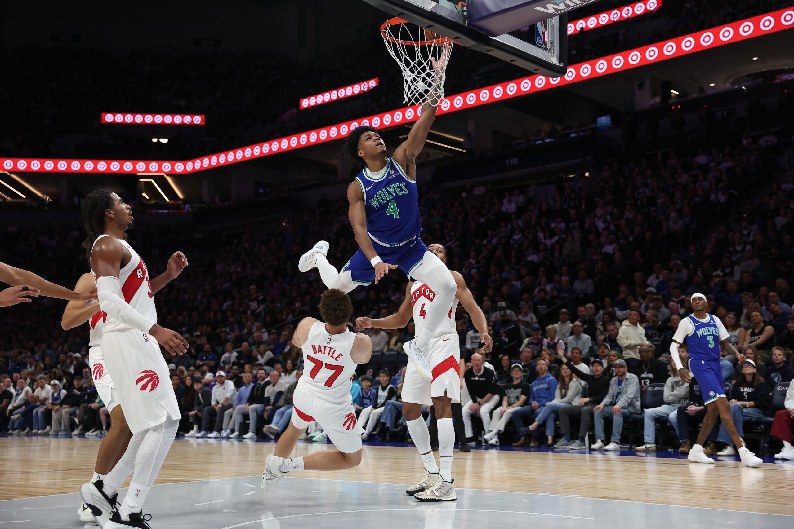 Timberwolves stay unbeaten with 117-94 win over Raptors in home opener — KSTP 5, Rosemount Sports news