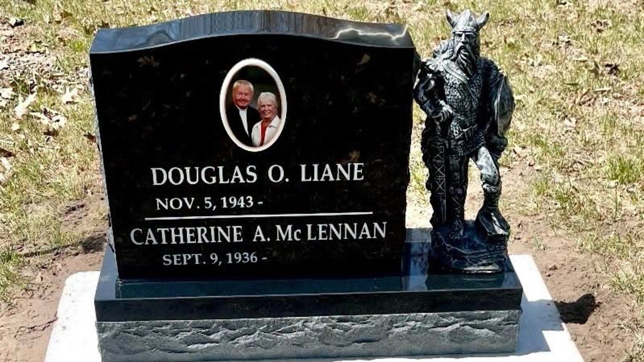 Minnesota couple seeking stolen Viking statue taken from Garrison Cemetery headstone — KSTP 5, Rosemount Community news
