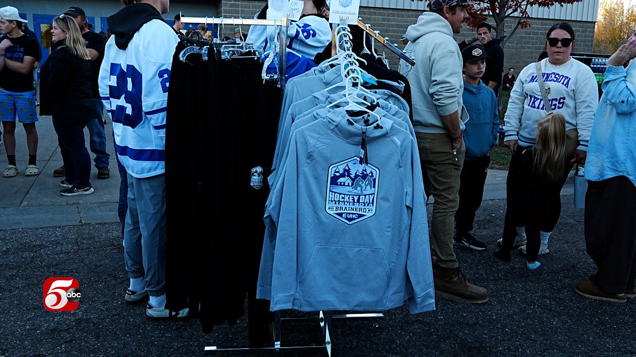 Brainerd celebrates 100 days until Hockey Day Minnesota — KSTP 5, Rosemount Schools news