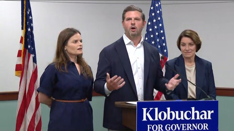 Parents of Harper Moyski backing Amy Klobuchar for governor — KARE 11 Local, Rosemount Community news