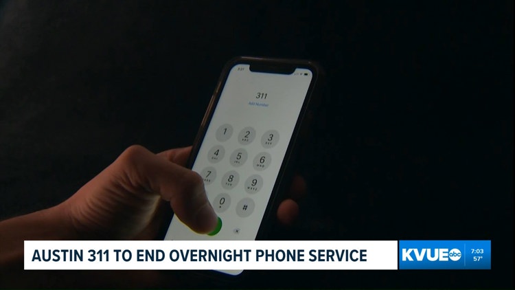 Austin 311 non-emergency call center to close overnight service starting Nov. 1 — KVUE (Austin), Rosemount Community news