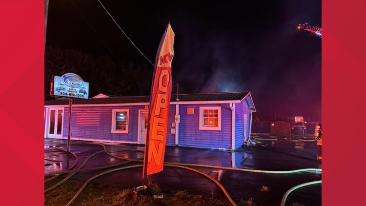 No injuries reported after large building fire at golf cart repair business off US-1 — First Coast News Local, Rosemount Business news