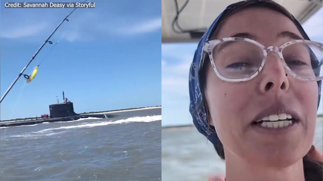 Video: Solo sailor avoids near-collision with U.S. Navy submarine in Florida — FOX 9