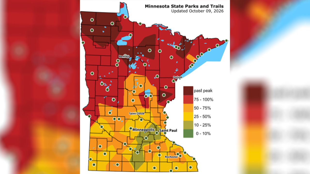 Map: Fall colors peaking across northern Minnesota — FOX 9, Rosemount Community news